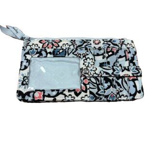 Vera Bradley Lisbon Medallion RFID Ultimate Card Case Wallet 7" x 4" Designer